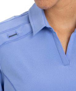 Cherokee Women's Polo Collar Solid Scrub Top 6 Cherokee Women's Polo Collar Solid Scrub Top -Silverts-shop 5 ck ck872a 650