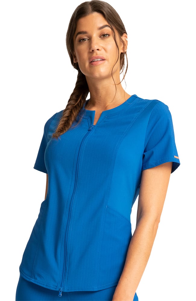 Clearance Women's Zip Front Scrub Top Cherokee Clearance Women's Zip Front Scrub Top -Silverts-shop 5 ck ck931 clearance 650