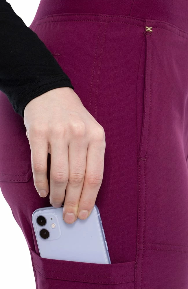 Cherokee Clearance Women's Mid Rise Jogger Scrub Pant - Image 5