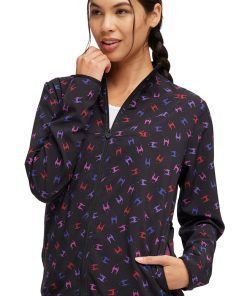Heartsoul Women's Packable I Run This Castle Print Jacket -Silverts-shop 5 ck hs331 print 650