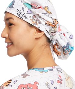 Cherokee Women's Friendship Goals Print Bouffant Scrub Hat -Silverts-shop 5 ck tf514 print 650