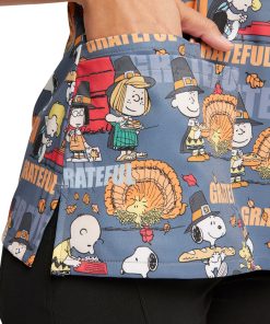 Cherokee Women's Grateful Snoopy Print Scrub Top -Silverts-shop 5 ck tf614 print 650 1