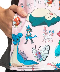 Cherokee Clearance Women's Pokemon Party Print Scrub Top -Silverts-shop 5 ck tf749 printclearance 650
