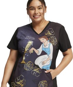 Cherokee Women's Choose Kindness Print Scrub Top 6 Cherokee Women's Choose Kindness Print Scrub Top -Silverts-shop 5 ck tf782 print 650