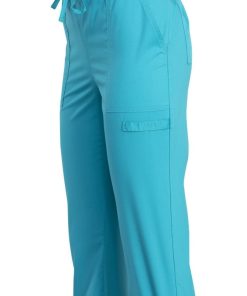 Cherokee Workwear Women's Mid Rise Scrub Pant -Silverts-shop 5 ck ww041ab 650