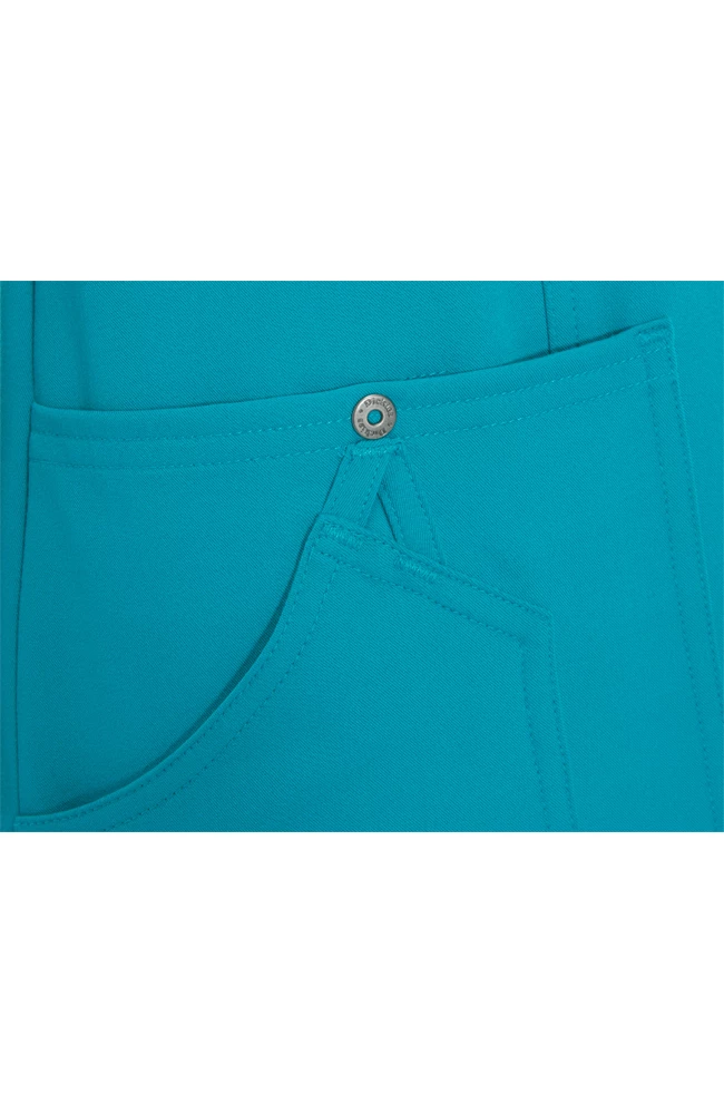 Dickies Clearance Women's Mock Wrap Solid Scrub Top - Image 5