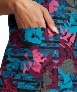 Dickies Women's V-Neck Falling Foliage Print Scrub Top -Silverts-shop 5 di dk717 print 650