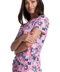 Dickies Clearance Women's Hoo Cares For You Print Scrub Top 6 Dickies Clearance Women's Hoo Cares For You Print Scrub Top -Silverts-shop 5 di dk717 printclearance 650
