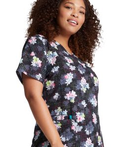 Dickies Clearance Women's Light Bright Blooms Print Scrub Top 6 Dickies Clearance Women's Light Bright Blooms Print Scrub Top -Silverts-shop 5 di dk731 printclearance 650