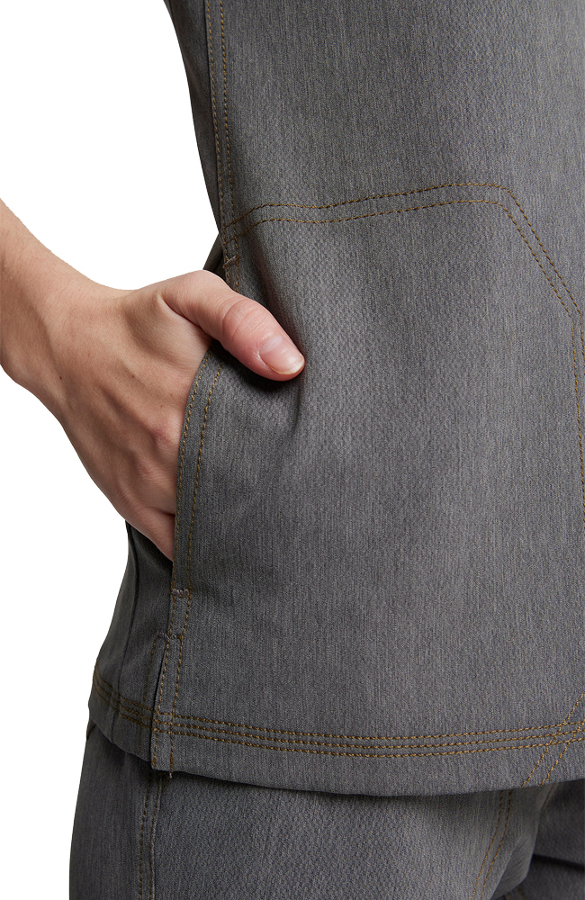 Clearance Women's Notch Neck Scrub Top Dickies Clearance Women's Notch Neck Scrub Top -Silverts-shop 5 di dk842 clearance 650