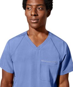 Healing Hands Men's Steven V-Neck Scrub Top 6 Healing Hands Men's Steven V-Neck Scrub Top -Silverts-shop 5 hh 2382 650