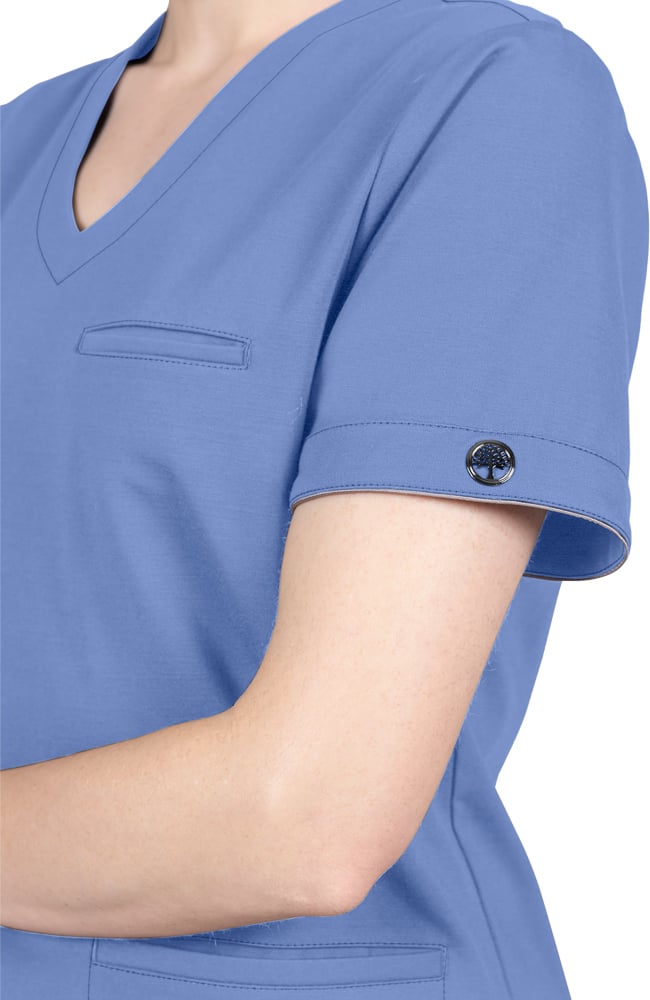 Clearance Women's Averie Solid Scrub Top Healing Hands Clearance Women's Averie Solid Scrub Top -Silverts-shop 5 hh 2402 clearance 650