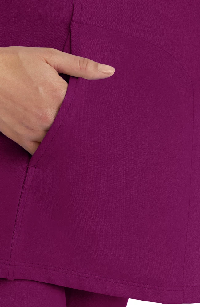 Healing Hands Women's Mila Maternity Solid Scrub Top - Image 5