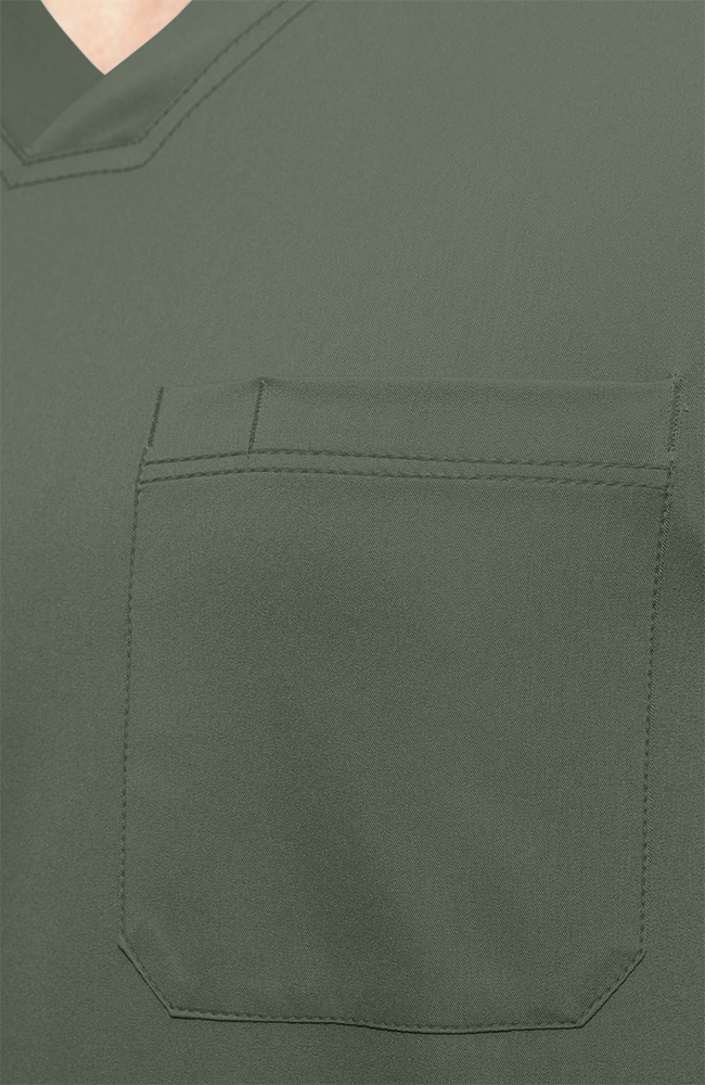 Men's Mason Solid Scrub Top Healing Hands Men's Mason Solid Scrub Top -Silverts-shop 5 hh 2591 650