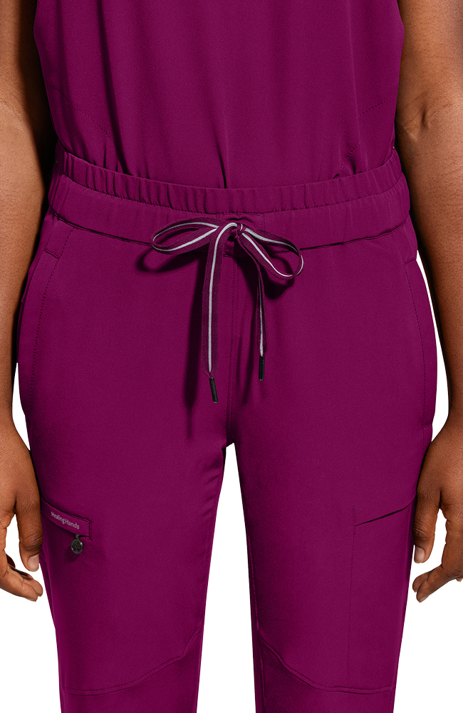 Women's Naya Jogger Scrub Pant Healing Hands Women's Naya Jogger Scrub Pant -Silverts-shop 5 hh 9156 650