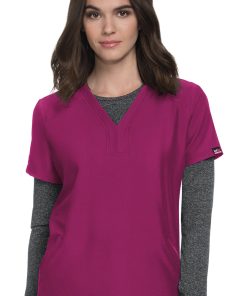 Koi Women's Velocity Solid Scrub Top -Silverts-shop 5 ko 1039 650