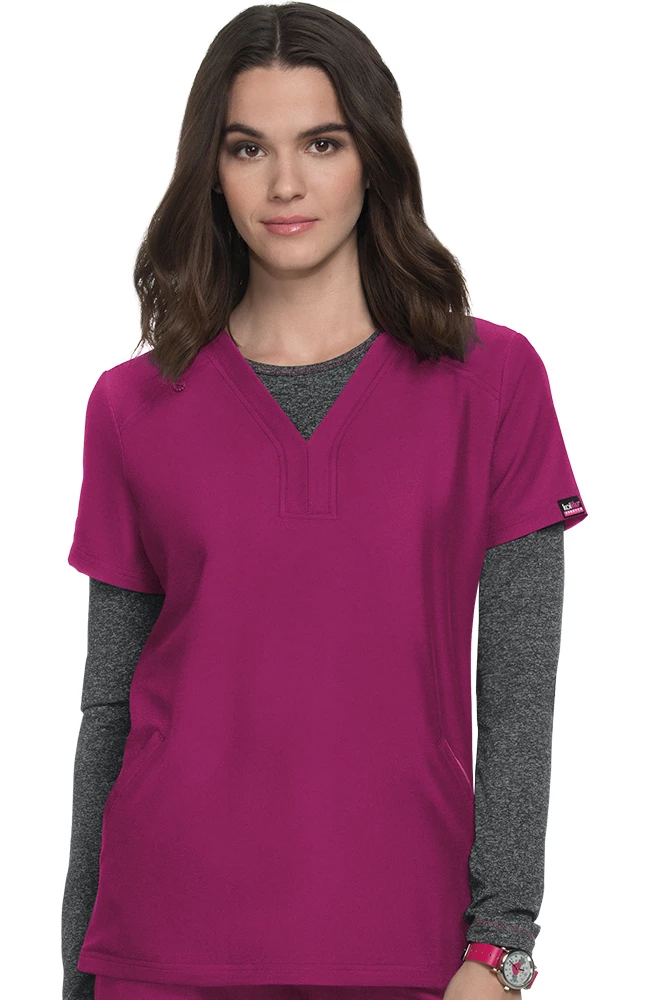 Koi Women's Velocity Solid Scrub Top - Image 5