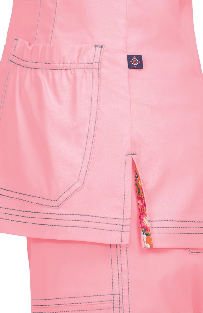 Koi Women's Regan Y-Neck Scrub Top - Image 5