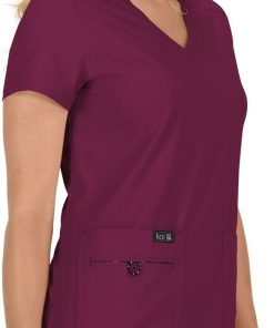 Koi Women's Becca V-Neck Solid Scrub Top & Laurie Yoga Scrub Pant Set 6 Koi Women's Becca V-Neck Solid Scrub Top & Laurie Yoga Scrub Pant Set -Silverts-shop 5 ko 18set 650