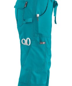 Koi Women's Nicole V-Neck Solid Scrub Top & Lindsey Cargo Scrub Pant Set -Silverts-shop 5 ko 21set 650