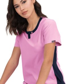 Koi Clearance Women's Lotus Colorblock Jewel Neck Solid Scrub Top 11 Koi Clearance Women's Lotus Colorblock Jewel Neck Solid Scrub Top -Silverts-shop 5 ko 388 clearance 650