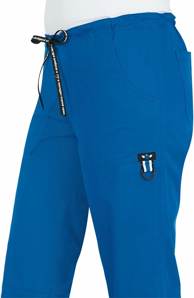 Koi Clearance Women's Lindsey 3.0 Drawstring Cargo Scrub Pant - Image 5