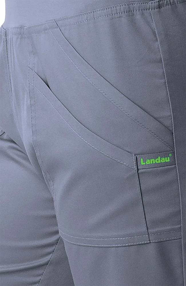 Landau Clearance Women's Modern Yoga Waistband Cargo Scrub Pant - Image 5