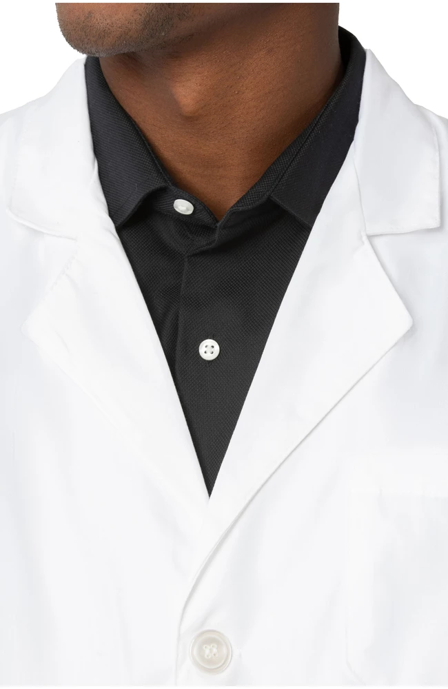 Landau Clearance Men's Three Button Closure Consultation 30¾" Lab Coat - Image 5