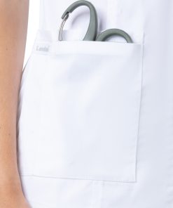 Landau Women's Collared Zip Front Solid Scrub Top 6 Landau Women's Collared Zip Front Solid Scrub Top -Silverts-shop 5 ln 4173prv 650