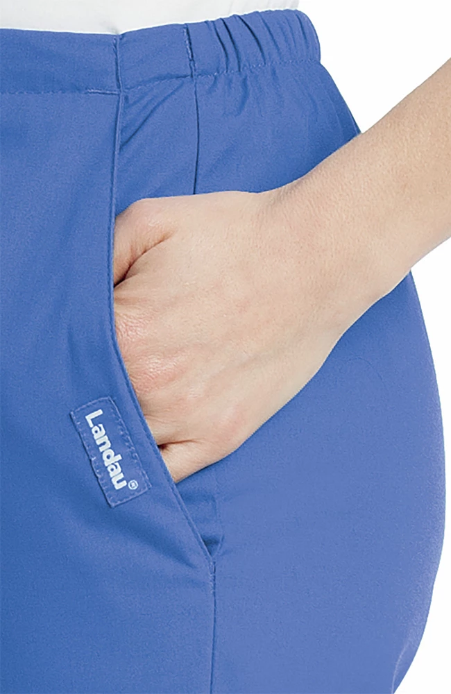 Landau Women's Natural Fit Flare Leg Scrub Pants - Image 5