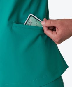 Medelita Women's Calyx V-Neck Scrub Top -Silverts-shop 5 md et12117 650