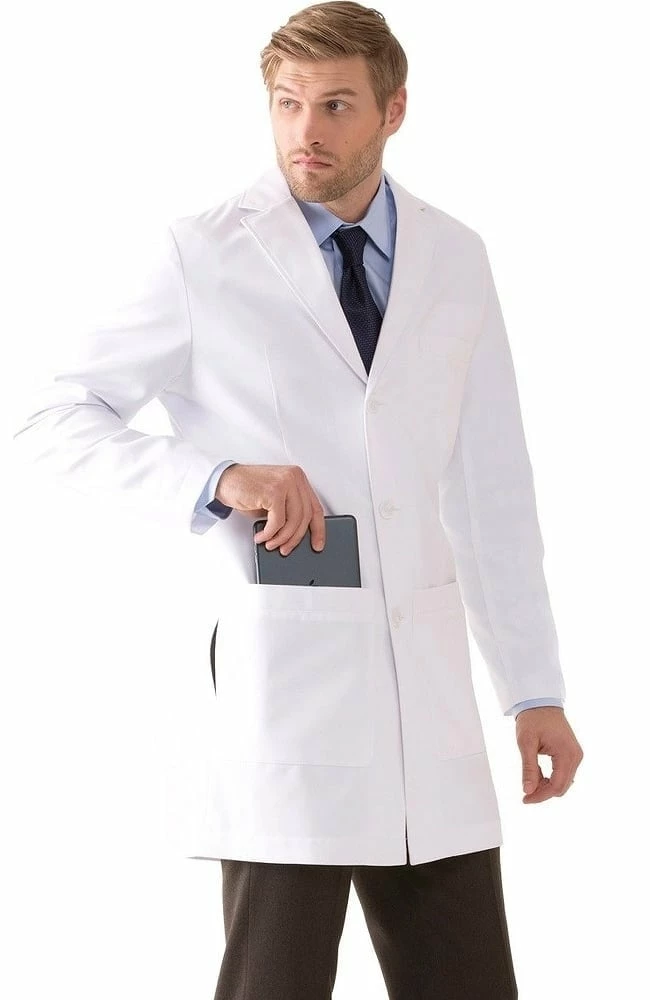 Medelita Men's M3 Laennec Classic Fit 40" Lab Coat - Image 5