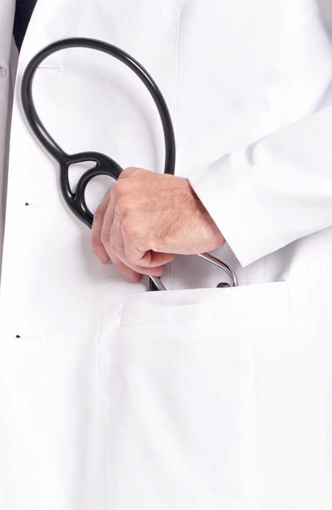 Men's Boyd Slim Fit Lab Coat Medelita Men's Boyd Slim Fit Lab Coat -Silverts-shop 5 md ls22173 650