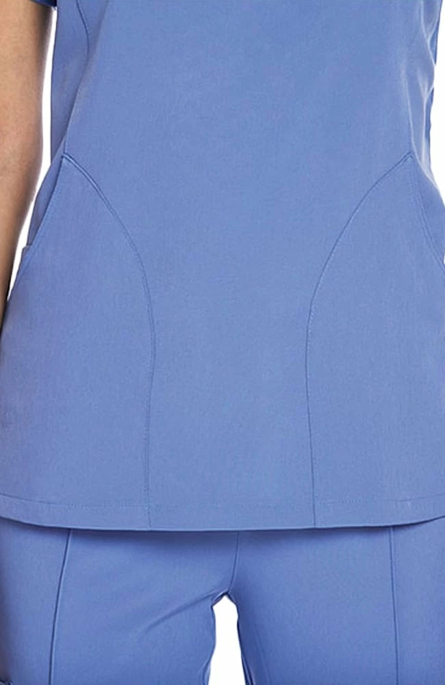 Maevn Uniforms Women's Contoured Solid Scrub Top - Image 5