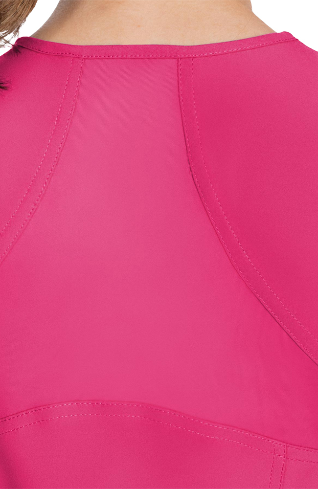 Women's Refined V-Neck Solid Scrub Top Med Couture Women's Refined V-Neck Solid Scrub Top -Silverts-shop 5 pe 8416 650