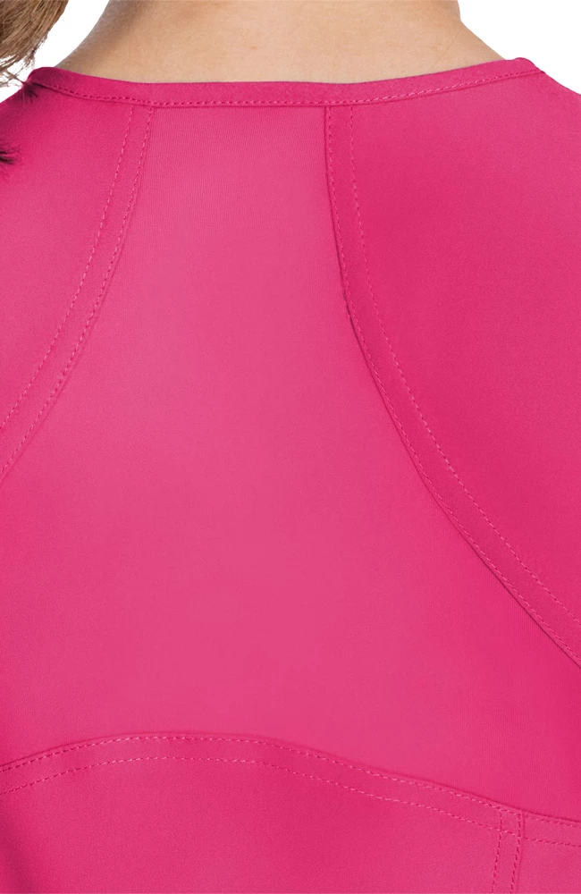 Med Couture Women's Refined V-Neck Solid Scrub Top - Image 5