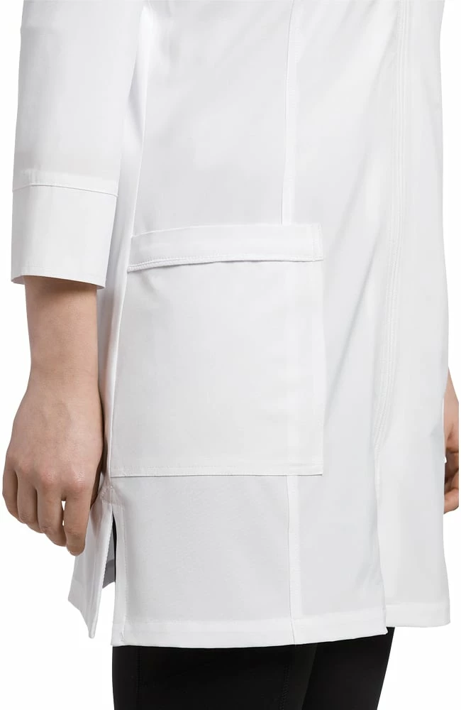 White Cross Women's Zip Front 32" Lab Coat - Image 5