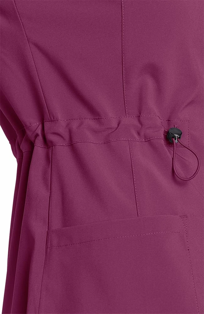 White Cross Women's Cinched Solid Scrub Top - Image 5