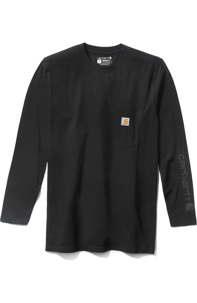 Carhartt Women's Crew Neck Pocket Graphic T-Shirt - Image 5