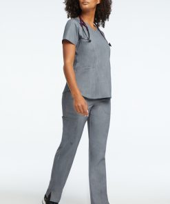 AllHeart Clearance Women's V-Neck Solid Scrub Top & Yoga Scrub Pant Set 7 AllHeart Clearance Women's V-Neck Solid Scrub Top & Yoga Scrub Pant Set -Silverts-shop 6 ah lsset8 clearance 650