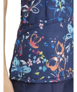 Cherokee Clearance Women's Flutter Floral Print Scrub Top 13 Cherokee Clearance Women's Flutter Floral Print Scrub Top -Silverts-shop 6 ck ck609 printclearance 650