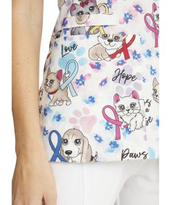 Cherokee Clearance Women's Paws For A Cause Print Scrub Top 7 Cherokee Clearance Women's Paws For A Cause Print Scrub Top -Silverts-shop 6 ck ck616 printclearance 650