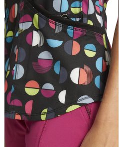 Cherokee Clearance Women's Geo Nouveau Print Scrub Top -Silverts-shop 6 ck ck645 printclearance 650