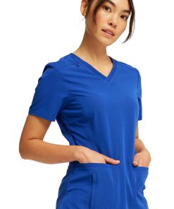 Cherokee Clearance Women's Solid Scrub Top -Silverts-shop 6 ck ck786a clearance 650