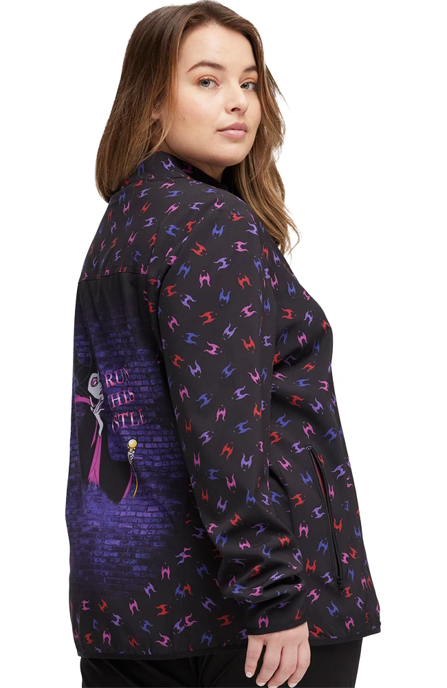 Heartsoul Women's Packable I Run This Castle Print Jacket - Image 6