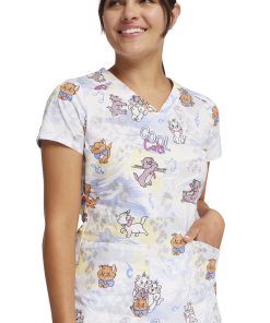 Cherokee Women's Hip Cats Print Scrub Top 7 Cherokee Women's Hip Cats Print Scrub Top -Silverts-shop 6 ck tf776 print 650