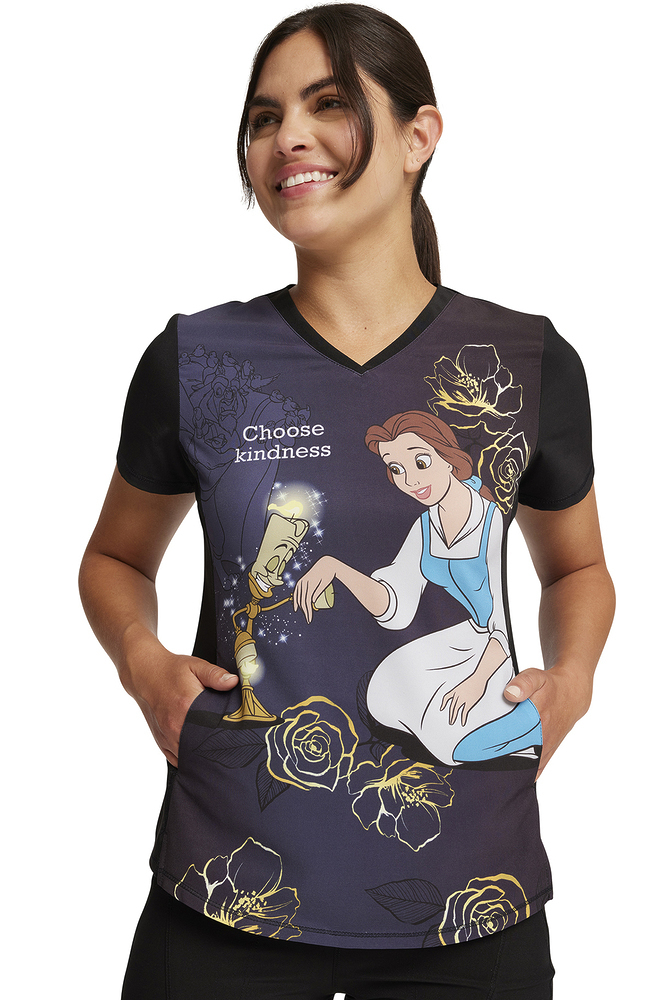 Women's Choose Kindness Print Scrub Top Cherokee Women's Choose Kindness Print Scrub Top -Silverts-shop 6 ck tf782 print 650