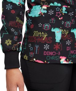 Dickies Women's Merry RexMas Print Jacket 7 Dickies Women's Merry RexMas Print Jacket -Silverts-shop 6 di dk309 print 650