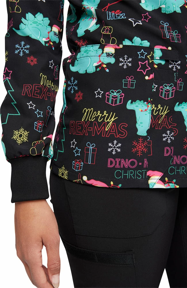 Dickies Women's Merry RexMas Print Jacket - Image 6