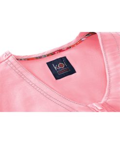 Koi Women's Regan Y-Neck Scrub Top -Silverts-shop 6 ko 1060 650